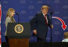 Trump Saves Toddler From Running Off Stage, Jokes ‘Didn’t Want Him To Be Like Biden’ Trump Saves Toddler From Running Off Stage, Jokes 'Didn't Want Him To Be Like Biden'